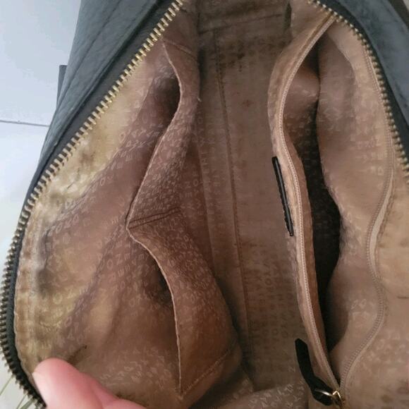 Kate Spade Black Romy Perri Lane Leather Perforated Satchel/Crossbody Bag - Picture 11 of 16